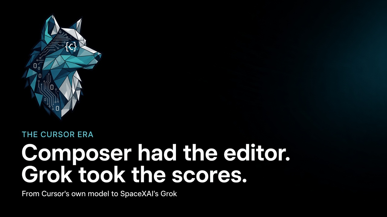 Composer had the editor. Grok took the scores.