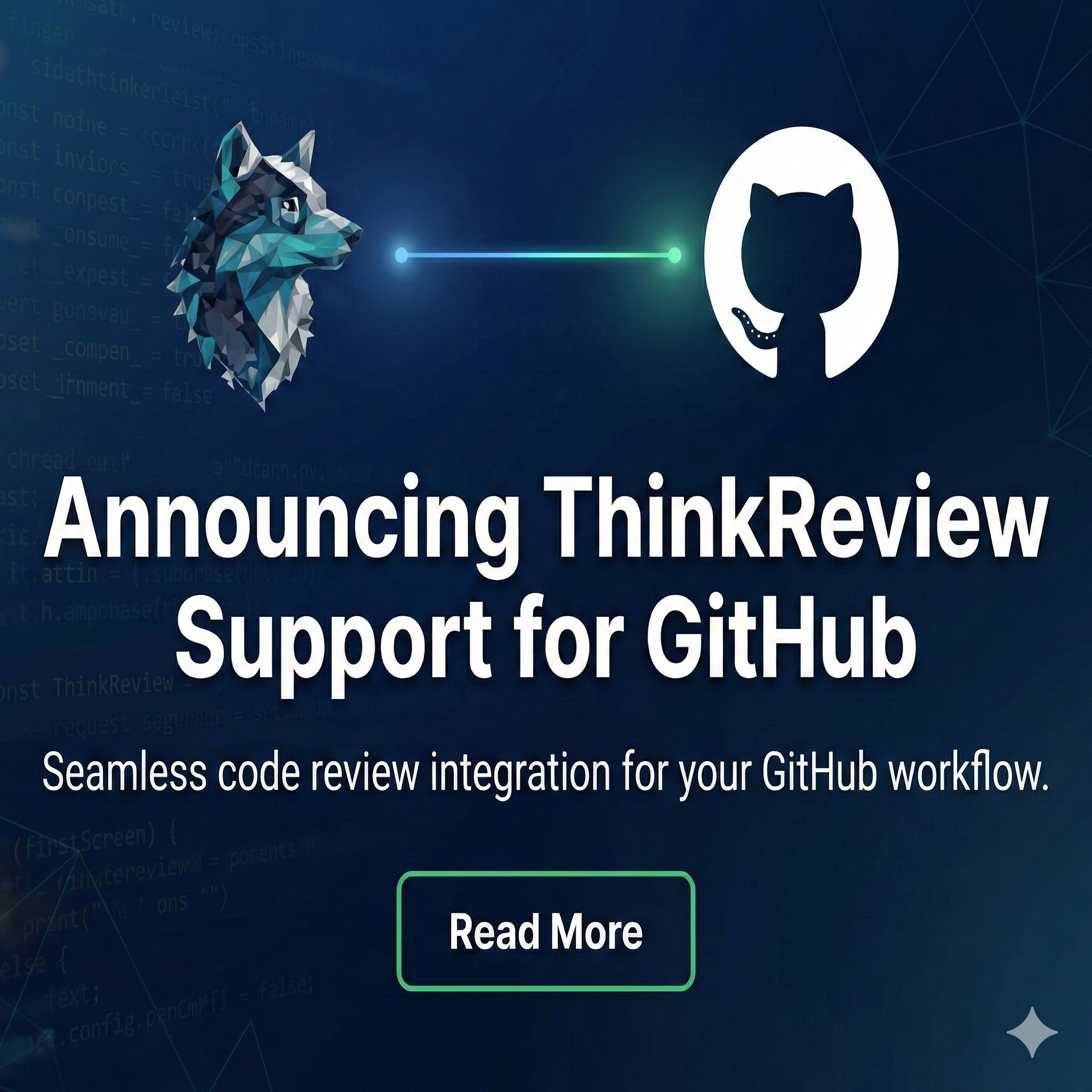 ThinkReview now supports GitHub AI code review for pull requests
