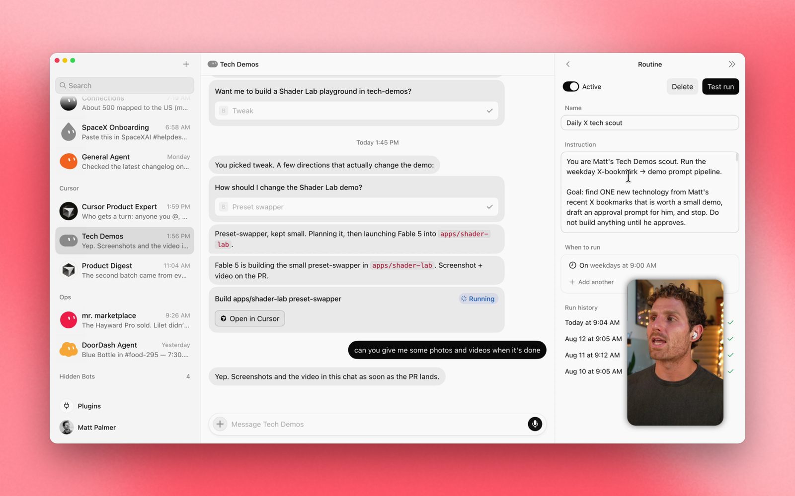 Grok Bot's roster and a weekday routine, from SpaceXAI's Grok Bot 101 guide