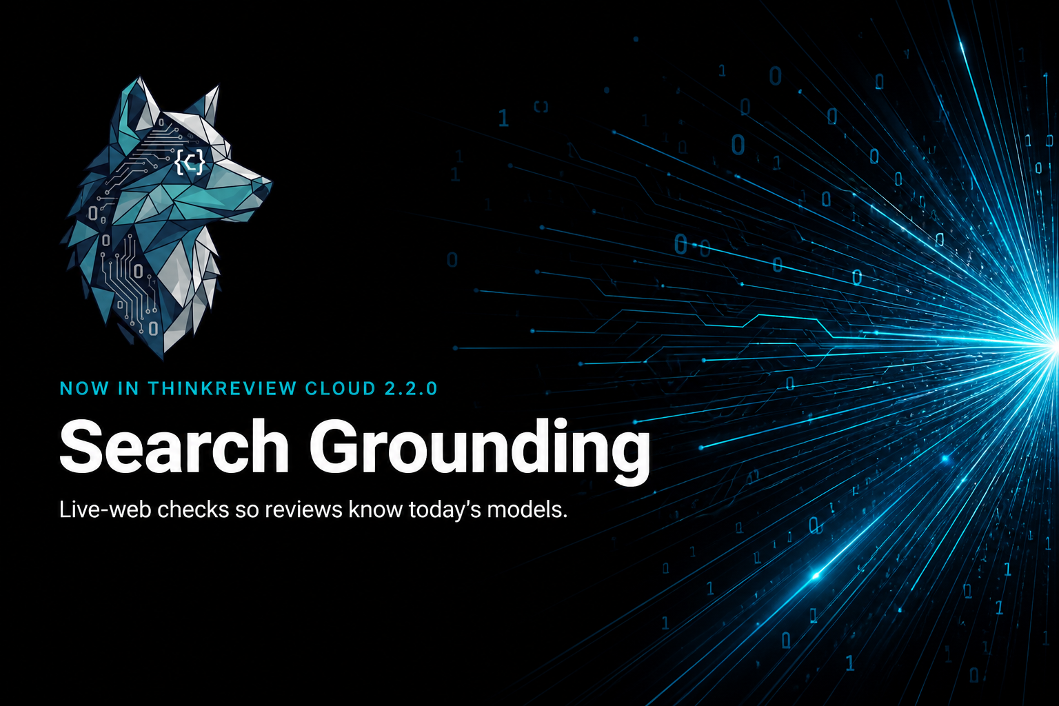 Search grounding is now in ThinkReview Cloud 2.2.0