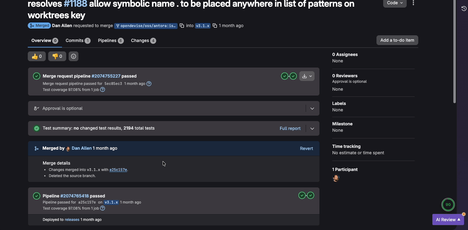 ThinkReview Workflow